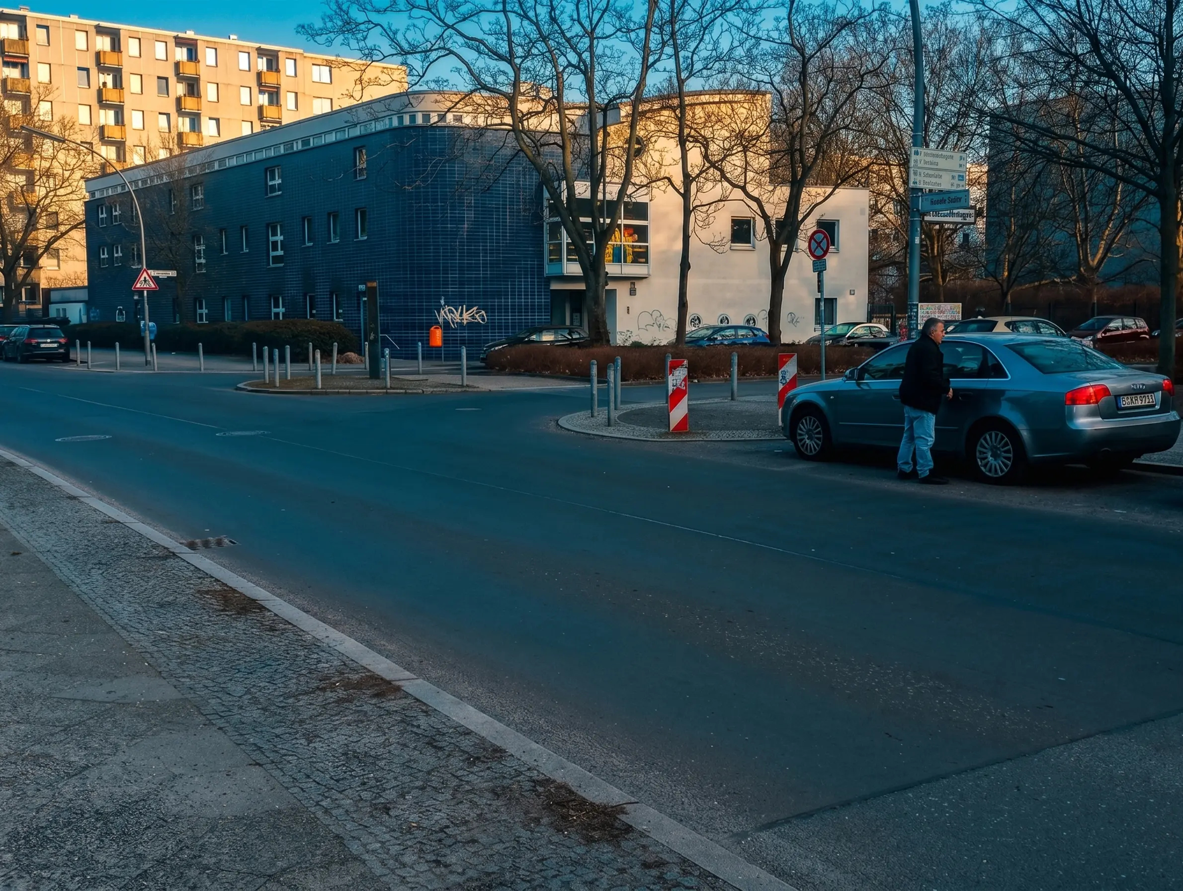 Kreuzungsbereich Heckerdamm und Bernhard-Lichtenberg-Straße